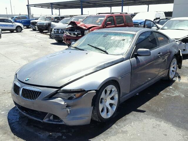 WBAEH73475B869225 - 2005 BMW 645 CI AUT GRAY photo 2