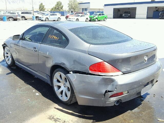 WBAEH73475B869225 - 2005 BMW 645 CI AUT GRAY photo 3