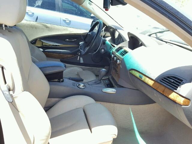 WBAEH73475B869225 - 2005 BMW 645 CI AUT GRAY photo 5