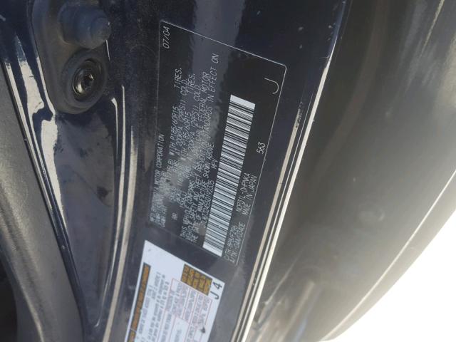 JTLKT324550192335 - 2005 TOYOTA SCION XB Blau Foto 10