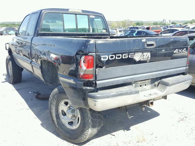 1B7HF13Y6TJ156714 - 1996 DODGE RAM 1500 BLACK photo 3