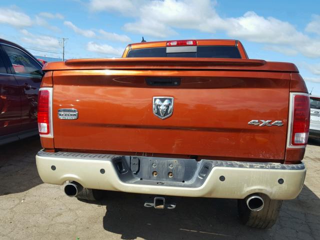 1C6RR7PT8DS655045 - 2013 RAM 1500 LONGH ORANGE photo 6