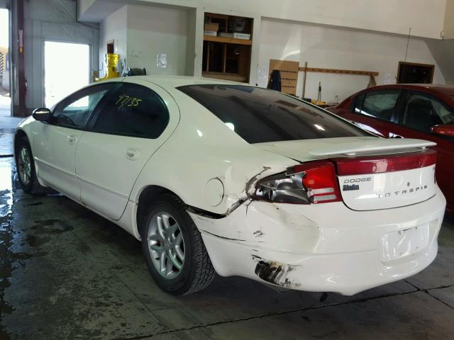 2B3HD46R54H617286 - 2004 DODGE INTREPID S 白色 照片 3