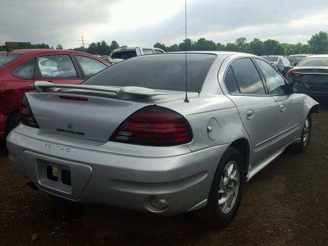 1G2NE52F73C301622 - 2003 PONTIAC GRAND AM S SILVER photo 4