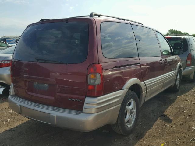 1GMDX03E62D137617 - 2002 PONTIAC MONTANA RED photo 4