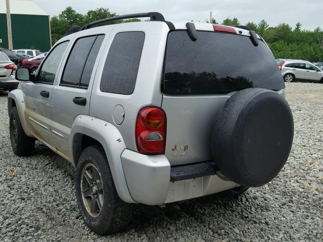 1J4GL38K52W347010 - 2002 JEEP LIBERTY RE SILVER photo 3