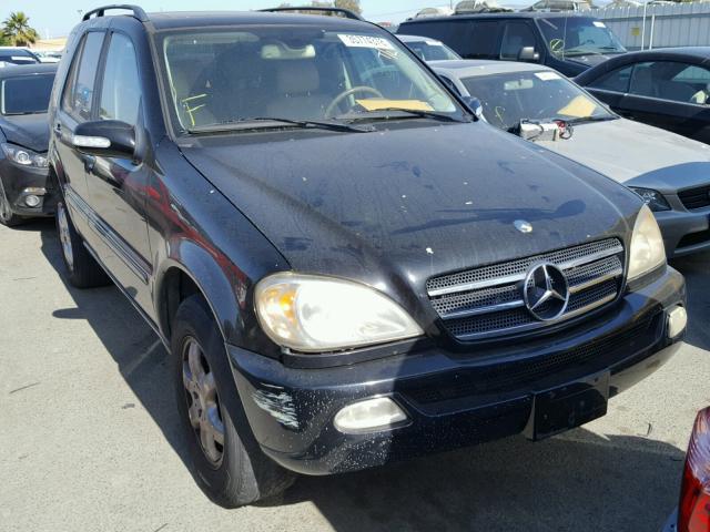 4JGAB75E32A297530 - 2002 MERCEDES-BENZ ML 500 BLACK photo 1