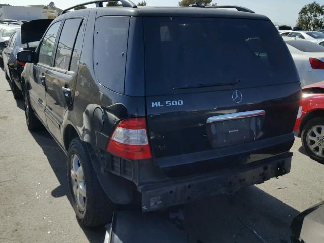 4JGAB75E32A297530 - 2002 MERCEDES-BENZ ML 500 BLACK photo 3