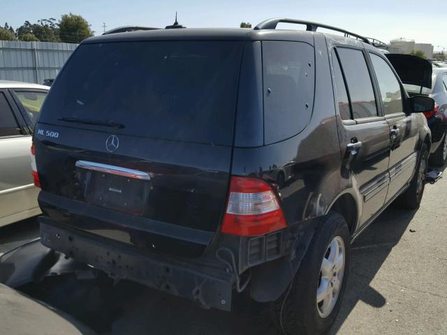 4JGAB75E32A297530 - 2002 MERCEDES-BENZ ML 500 BLACK photo 4