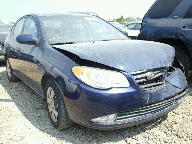 KMHDU46D57U246466 - 2007 HYUNDAI ELANTRA GL BLACK photo 1