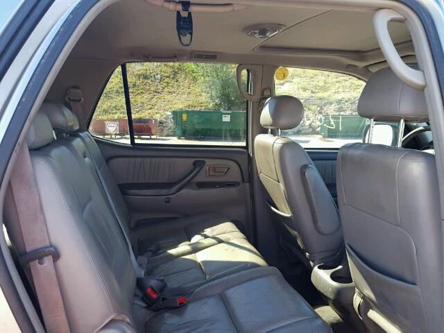 5TDBT48A71S002332 - 2001 TOYOTA SEQUOIA LI GRAY photo 6