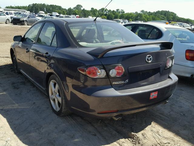 1YVHP80C675M39041 - 2007 MAZDA 6 I BLACK photo 3