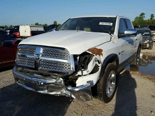 1C6RR7NT8HS780314 - 2017 RAM 1500 LARAM WHITE photo 2