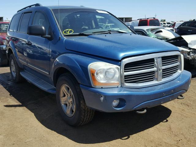 1D8HB58D14F148664 - 2004 DODGE DURANGO LI BLUE photo 1