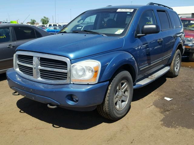 1D8HB58D14F148664 - 2004 DODGE DURANGO LI BLUE photo 2