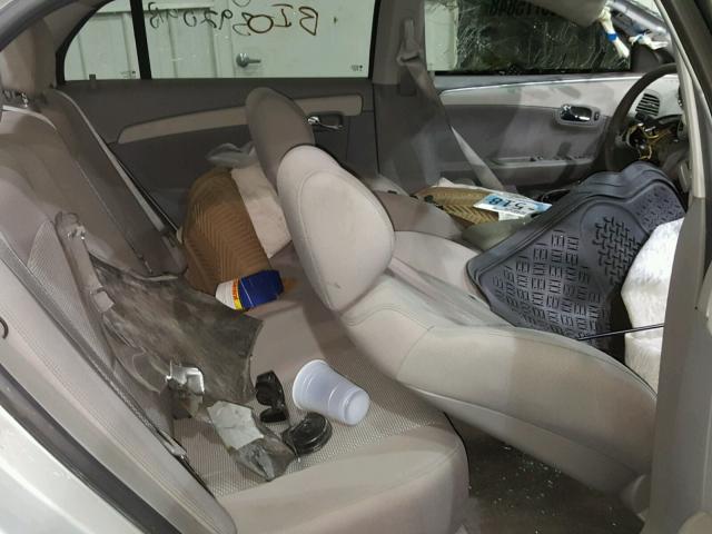 1G1ZB5E1XBF272001 - 2011 CHEVROLET MALIBU LS SILVER photo 6