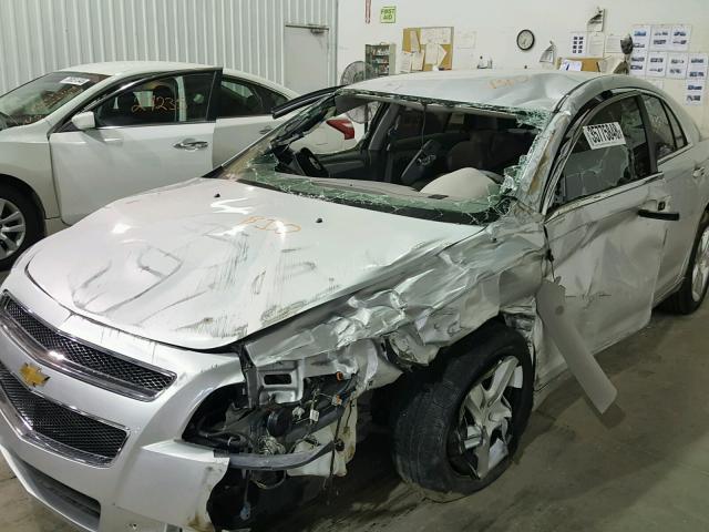 1G1ZB5E1XBF272001 - 2011 CHEVROLET MALIBU LS SILVER photo 9