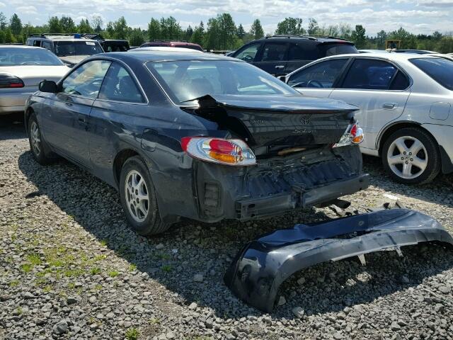 2T1CE22P32C003505 - 2002 TOYOTA CAMRY SOLA BLACK photo 3