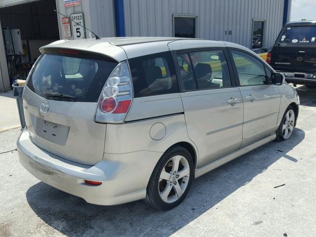 JM1CR293570142561 - 2007 MAZDA 5 SILVER photo 4