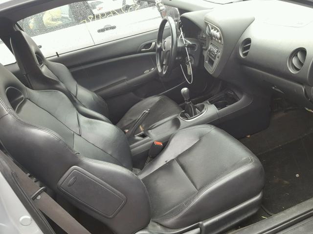 JH4DC53033C015773 - 2003 ACURA RSX TYPE-S SILVER photo 5