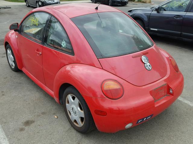 3VWCC21CXYM468980 - 2000 VOLKSWAGEN NEW BEETLE RED photo 3