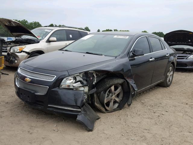 1G1ZC5E14BF200076 - 2011 CHEVROLET MALIBU 1LT BLACK photo 2