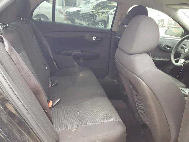 1G1ZC5E14BF200076 - 2011 CHEVROLET MALIBU 1LT BLACK photo 6