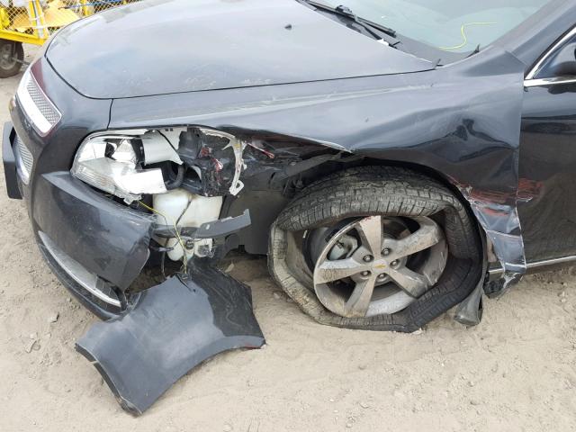 1G1ZC5E14BF200076 - 2011 CHEVROLET MALIBU 1LT BLACK photo 9