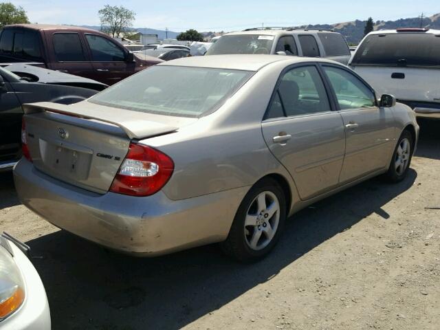 4T1BE32K33U708407 - 2003 TOYOTA CAMRY LE TAN photo 4