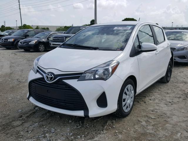 VNKKTUD30HA079629 - 2017 TOYOTA YARIS L WHITE photo 2