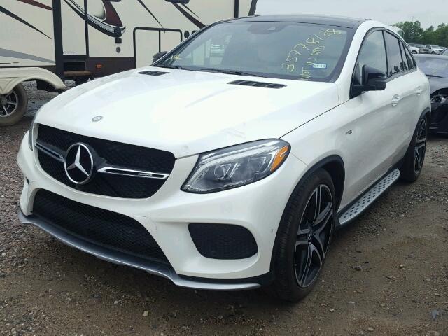 4JGED6EB5HA069596 - 2017 MERCEDES-BENZ GLE COUPE WHITE photo 2