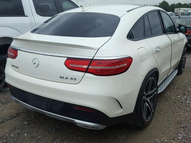 4JGED6EB5HA069596 - 2017 MERCEDES-BENZ GLE COUPE WHITE photo 4