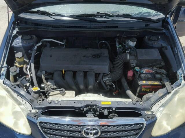 1NXBR32E25Z532144 - 2005 TOYOTA COROLLA CE BLUE photo 7