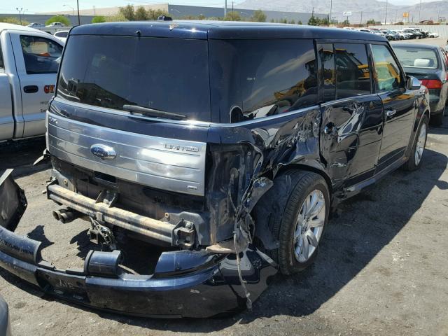 2FMHK6DC1ABB21314 - 2010 FORD FLEX LIMIT BLACK photo 4