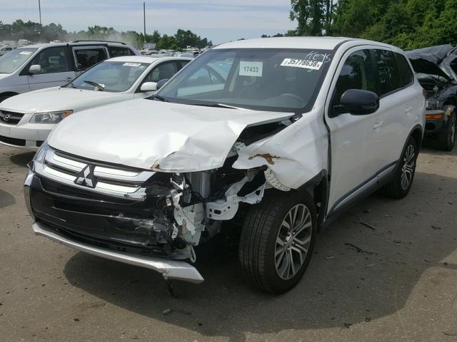 JA4AD2A34JZ012463 - 2018 MITSUBISHI OUTLANDER WHITE photo 2