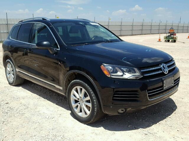 WVGEF9BP7DD009954 - 2013 VOLKSWAGEN TOUAREG V6 BLACK photo 1