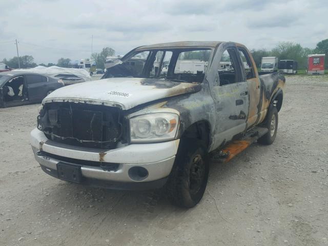 3D7KS28A47G813705 - 2007 DODGE RAM 2500 S WHITE photo 2