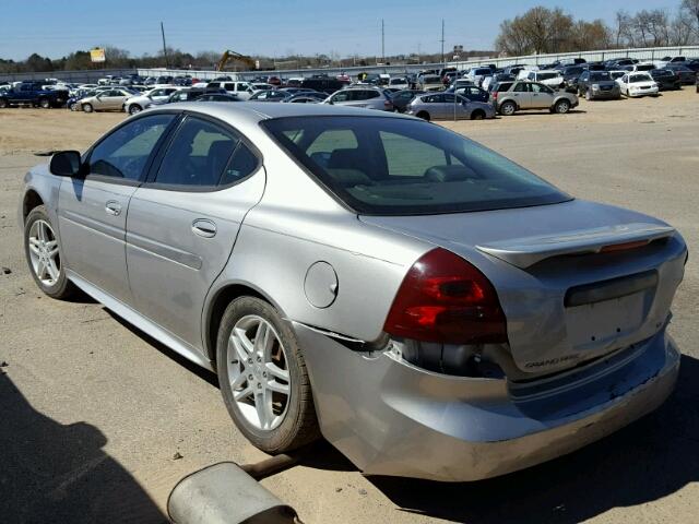 2G2WR554161304724 - 2006 PONTIAC GRAND PRIX SILVER photo 3