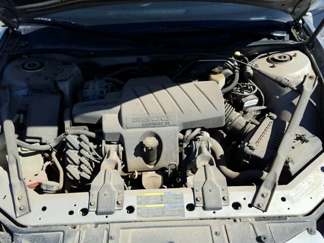 2G2WR554161304724 - 2006 PONTIAC GRAND PRIX SILVER photo 7