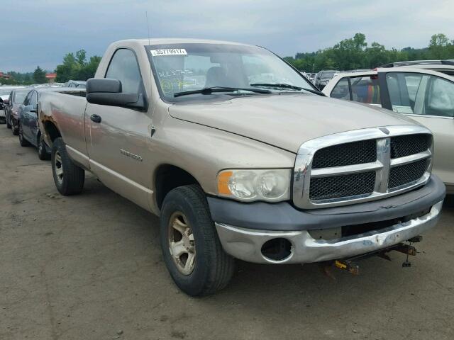 1D7HU16N22J138822 - 2002 DODGE RAM 1500 TAN photo 1