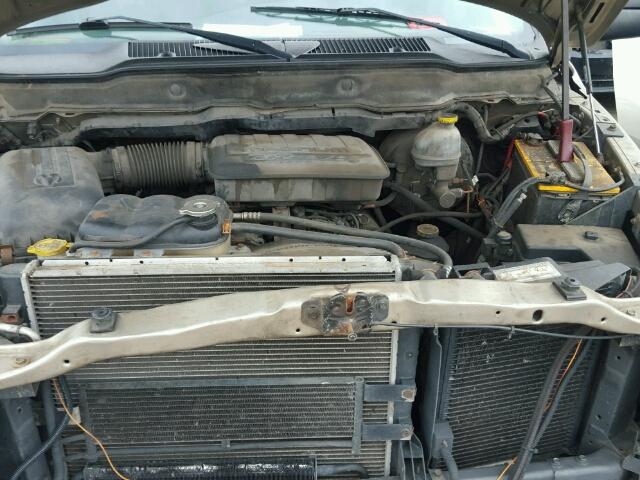 1D7HU16N22J138822 - 2002 DODGE RAM 1500 TAN photo 7