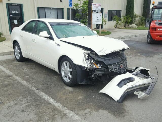 1G6DF577480213872 - 2008 CADILLAC CTS WHITE photo 1