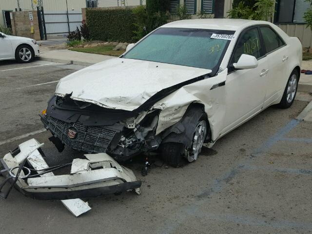 1G6DF577480213872 - 2008 CADILLAC CTS WHITE photo 2