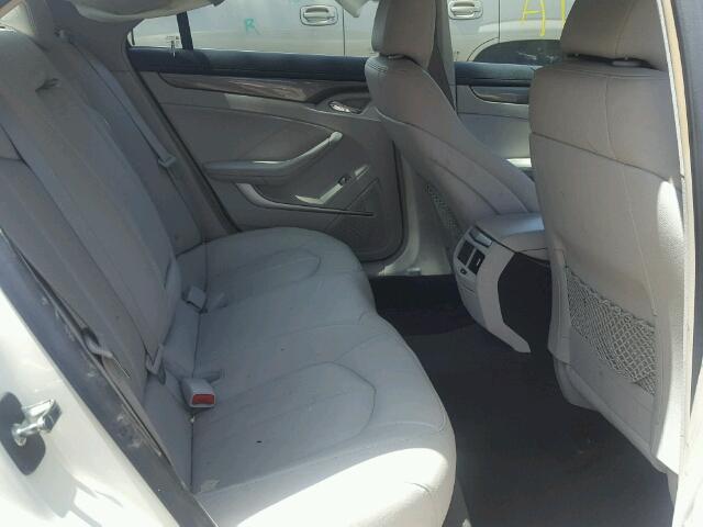 1G6DF577480213872 - 2008 CADILLAC CTS WHITE photo 6