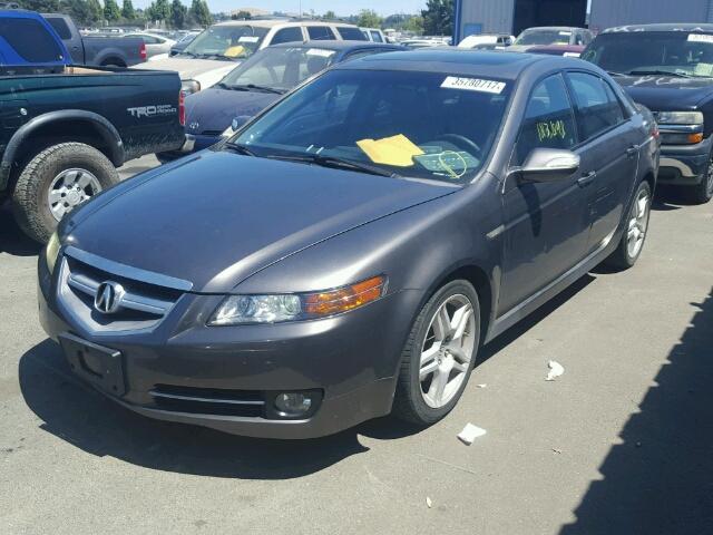 19UUA66227A030567 - 2007 ACURA TL GRAY photo 2