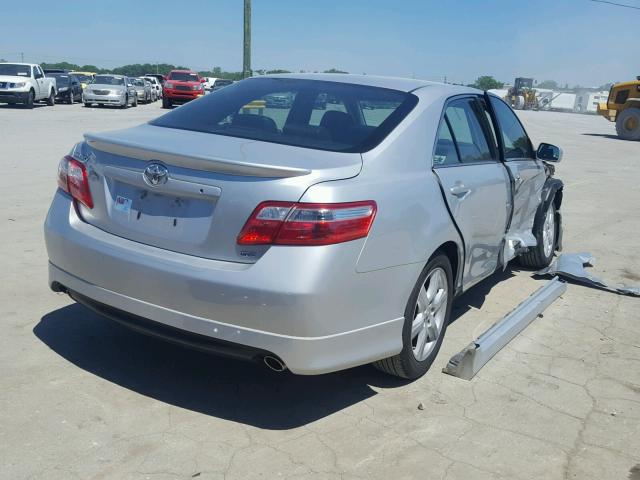 4T1BK46K27U018341 - 2007 TOYOTA CAMRY NEW SILVER photo 4