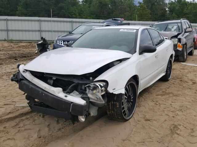 1G2NF52E54C232354 - 2004 PONTIAC GRAND AM S WHITE photo 2