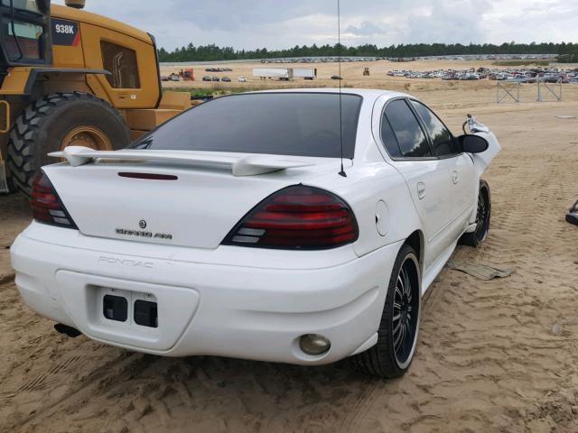 1G2NF52E54C232354 - 2004 PONTIAC GRAND AM S WHITE photo 4