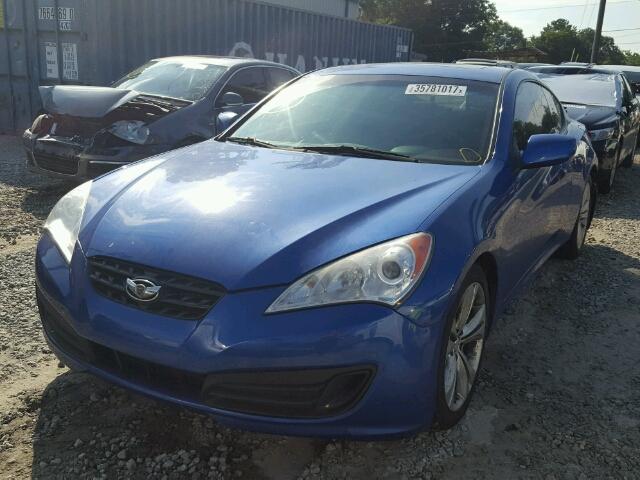 KMHHT6KD3BU050699 - 2011 HYUNDAI GENESIS CO BLUE photo 2