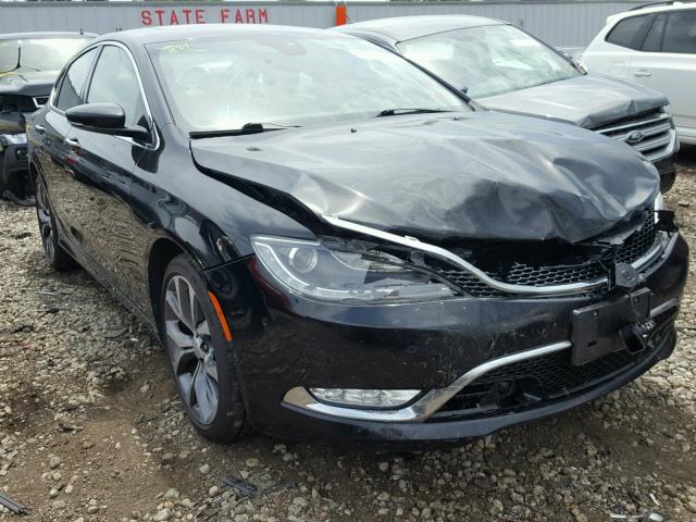 1C3CCCEGXFN542749 - 2015 CHRYSLER 200 C BLACK photo 1